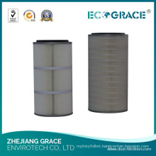 Cement Plant Filtration Water and Oil Repellent Cartridge Filter